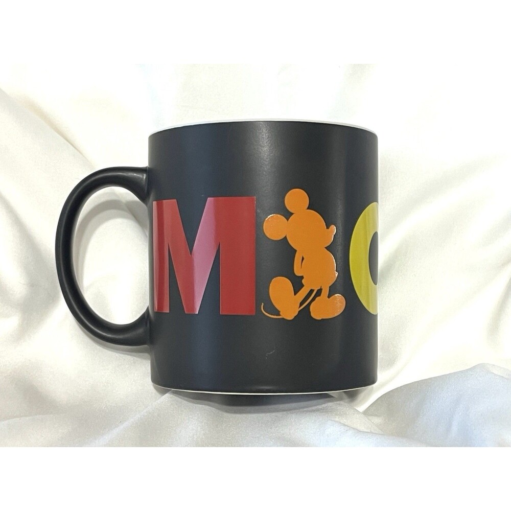 *Rare Disney Parks Mickey Pride Rainbow Collection Mug Matte Black 24oz Mug
